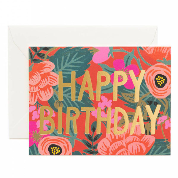Rifle Paper Co. Poppy Birthday Card