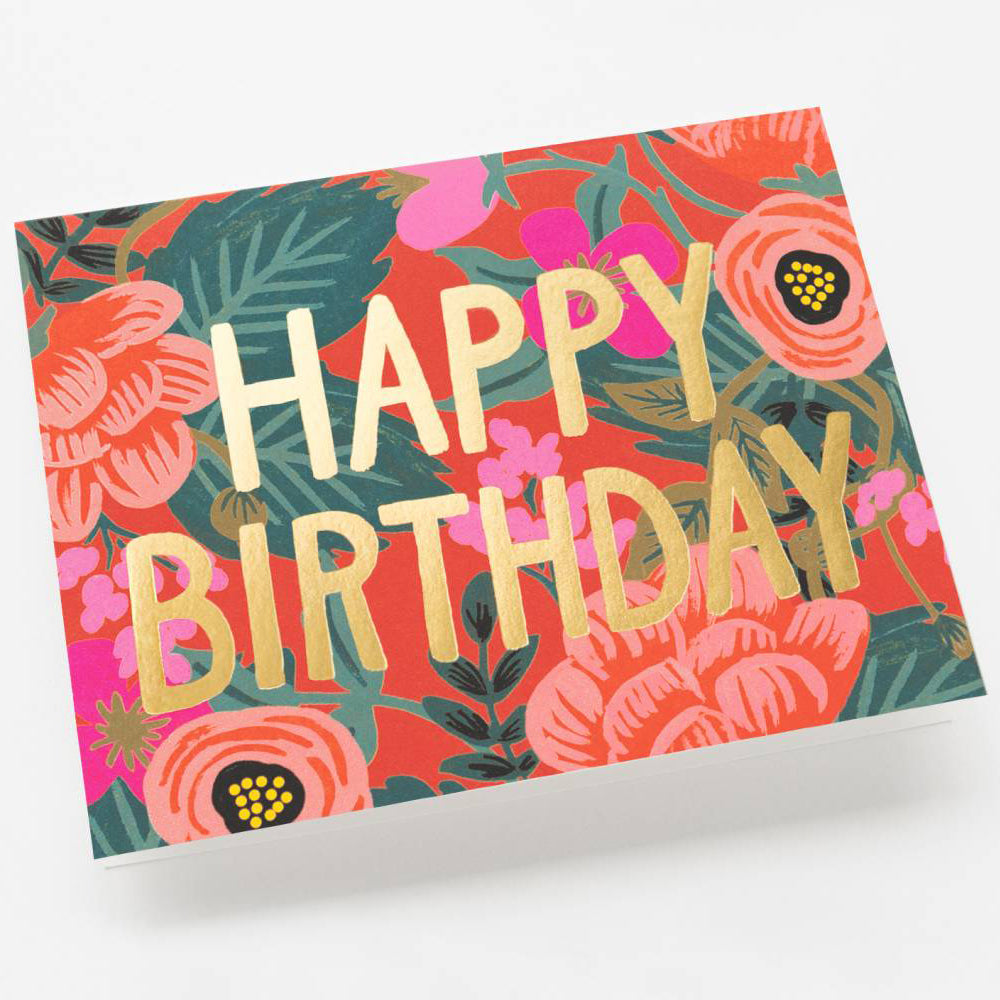Rifle Paper Co. Poppy Birthday Card