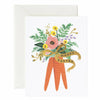 Rifle Paper Co. Carrot Bouquet Card