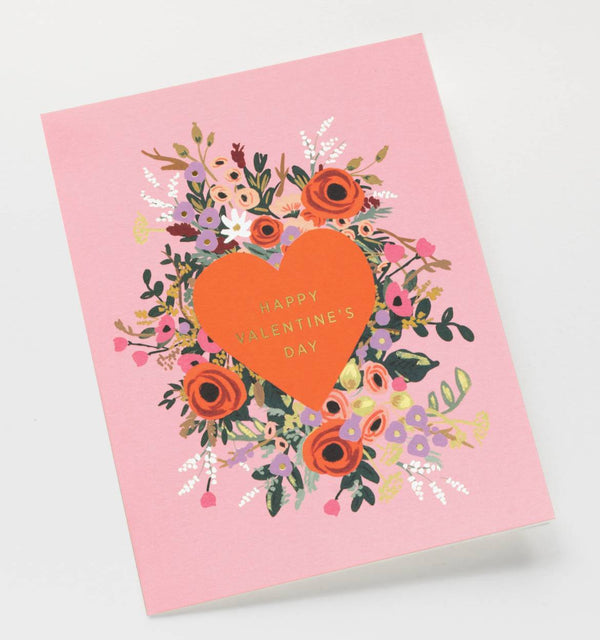 Rifle Paper Co. Blooming Heart Valentine Card