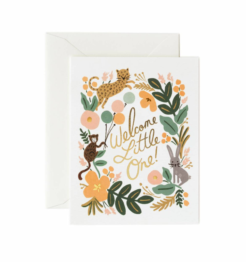 Rifle Paper Co. Menagerie Baby Card