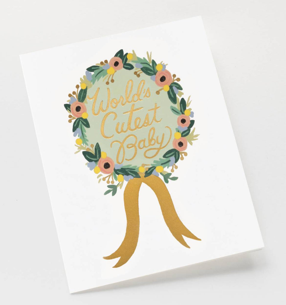 Rifle Paper Co. World's Cutest Baby Card
