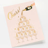 Rifle Paper Co. Champagne Tower Cheers Card