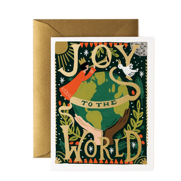 Rifle Paper Co. Joy To The World Christmas Card