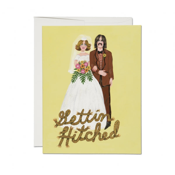 Red Cap Cards Gettin' Hitched Card