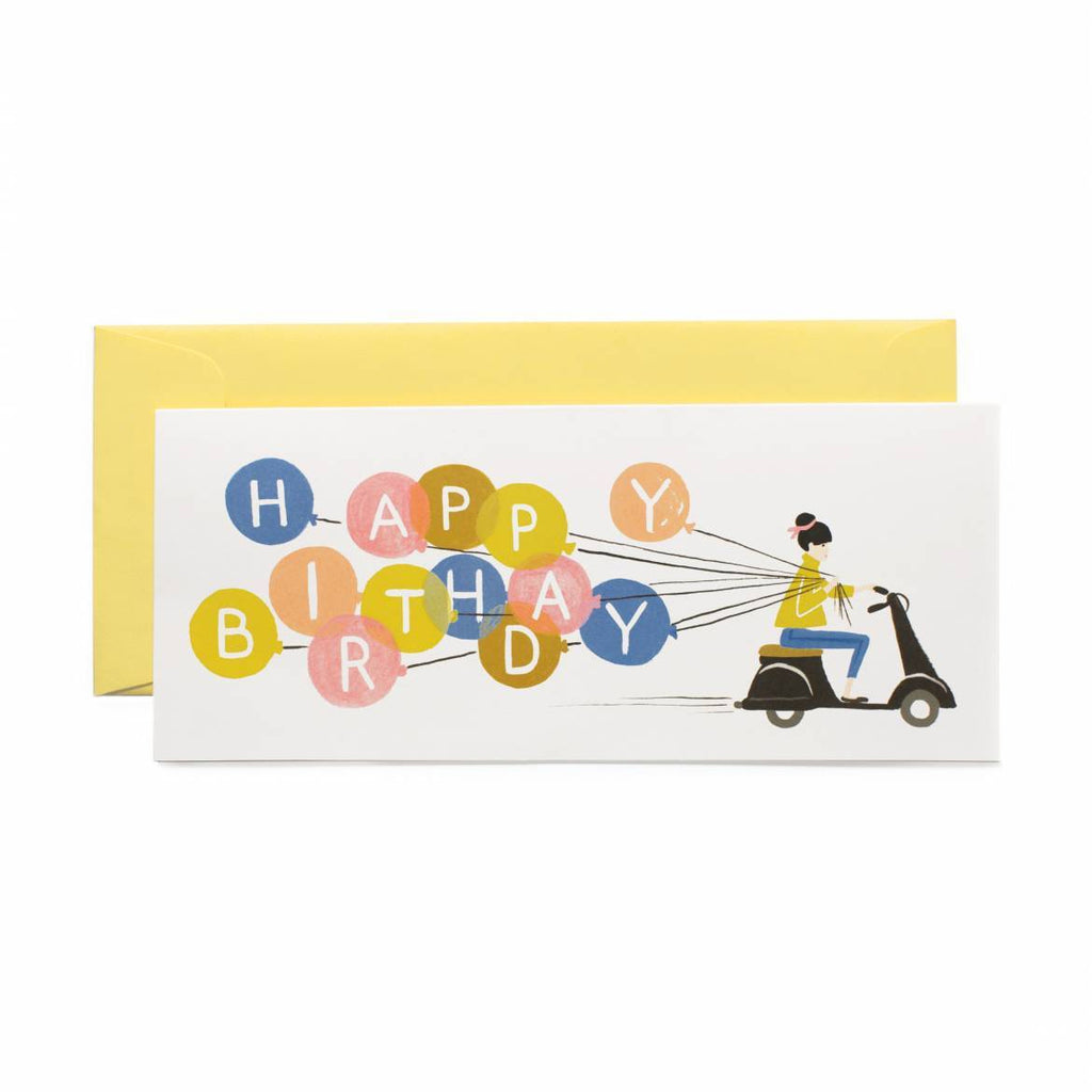 Rifle Paper Co. Birthday Scooter Card