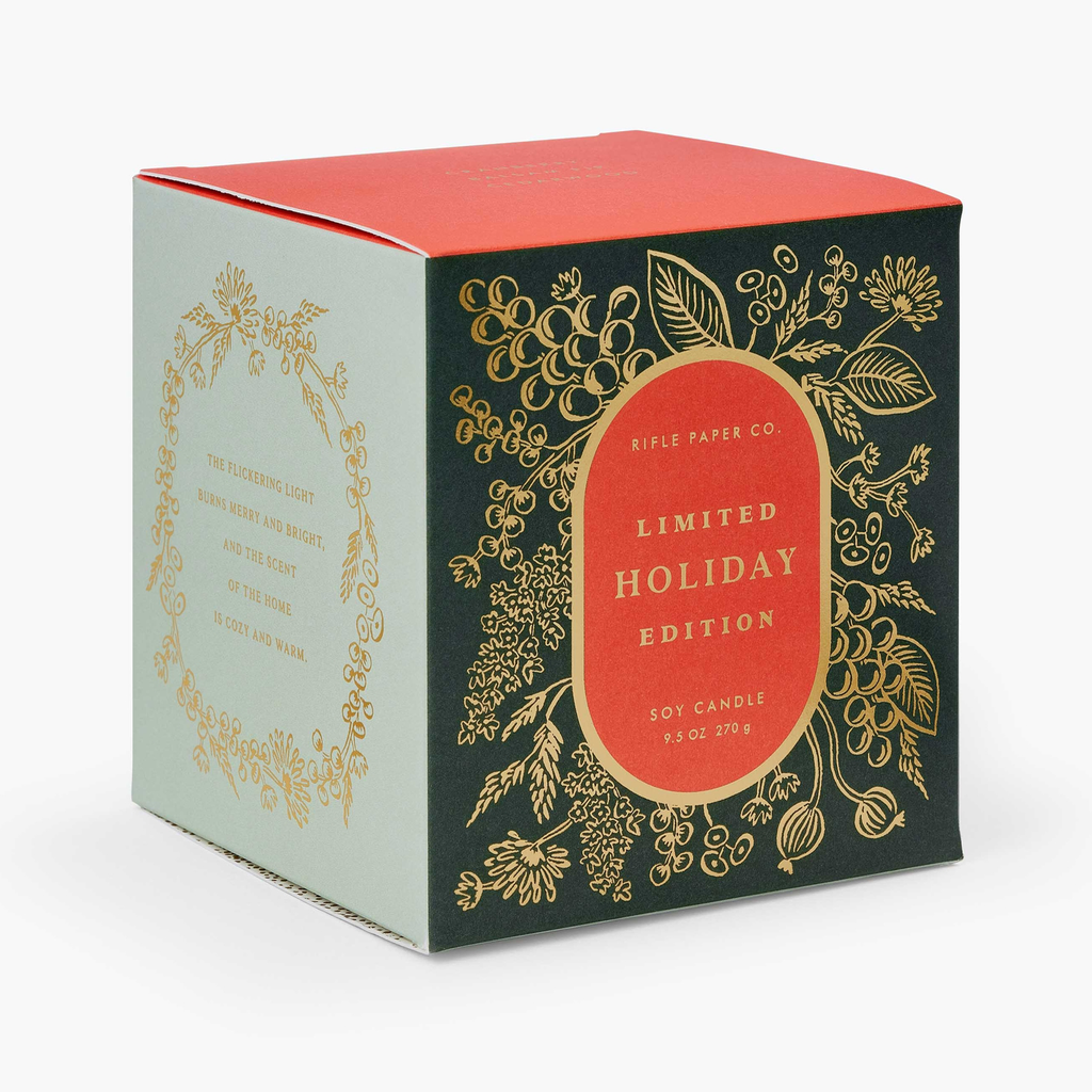 Rifle Paper Co. Christmas Holiday Candle