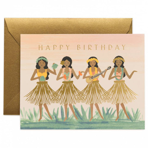 Rifle Paper Co. Hula Birthday Card