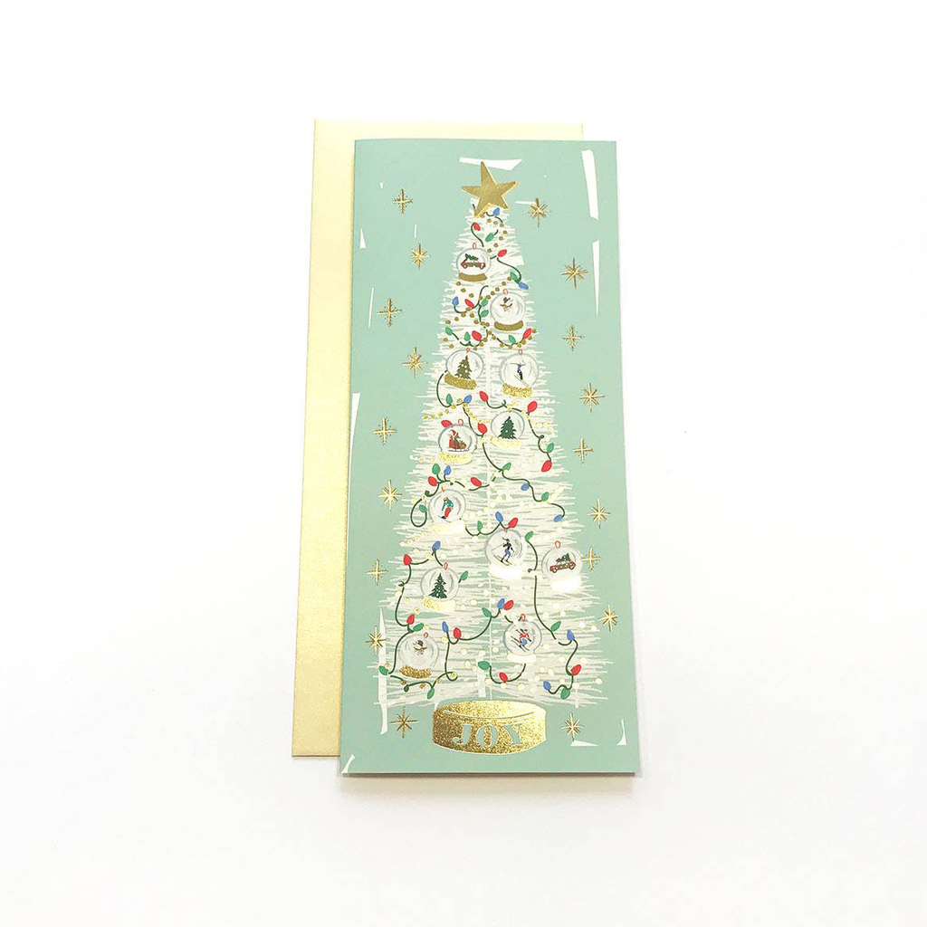 The First Snow - Joy Tree Christmas Card