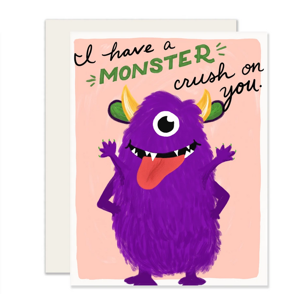 Slightly Stationery Monster Crush Card