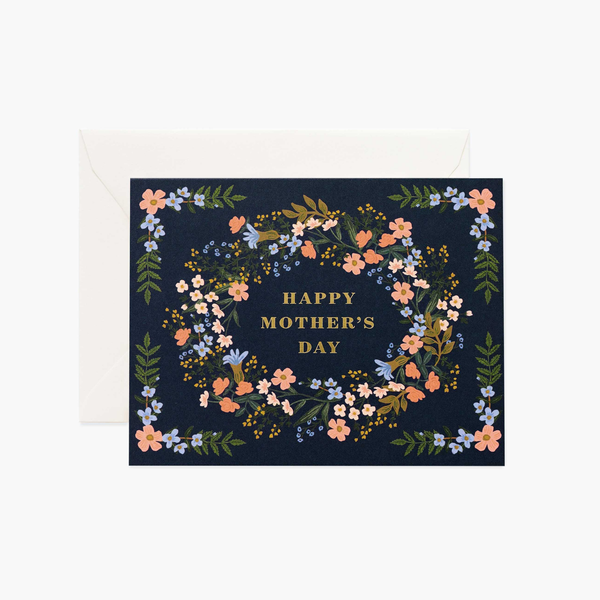 Rifle Paper Co. Mother's Day Wreath Card