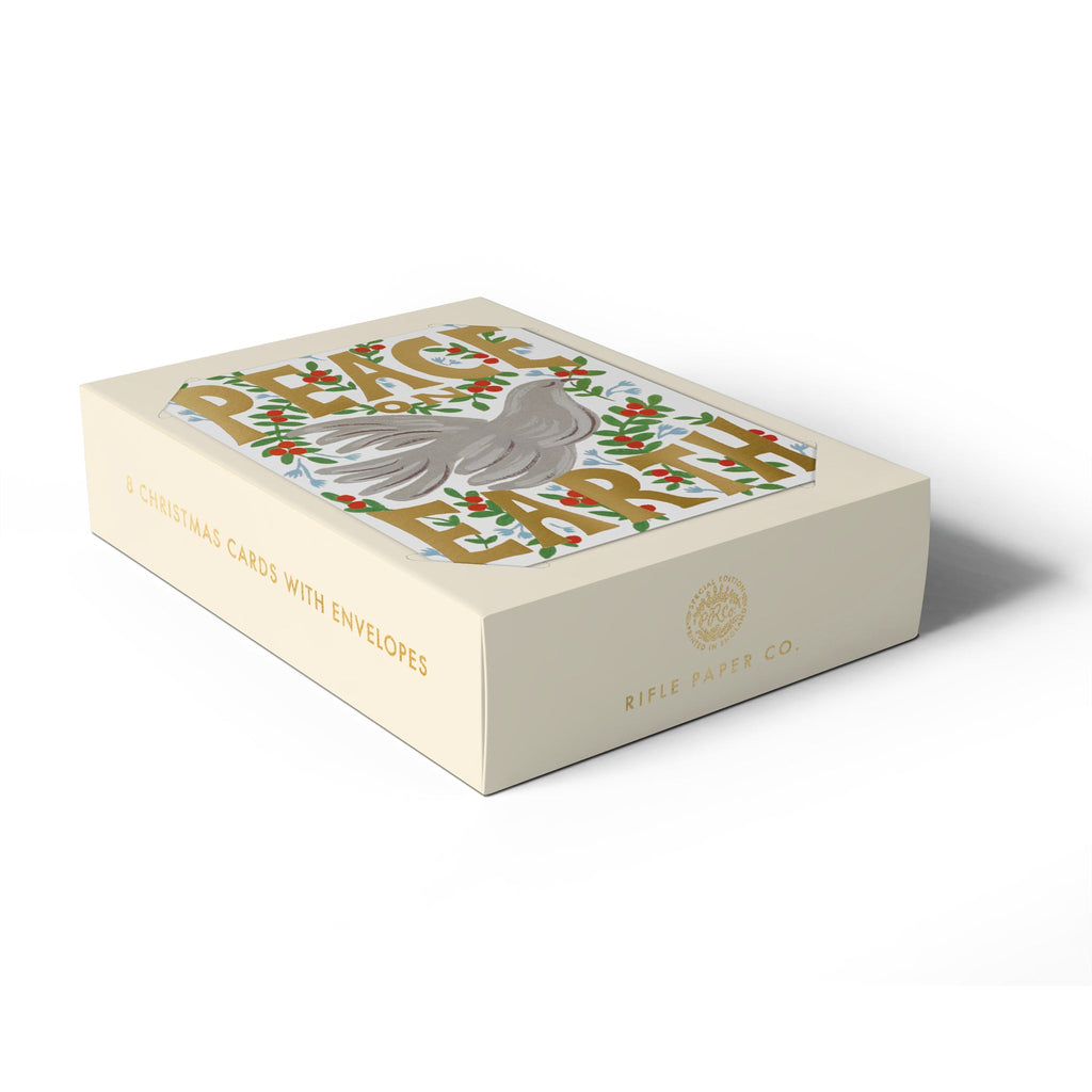 Rifle Paper Co. Peace Dove Christmas Card SET
