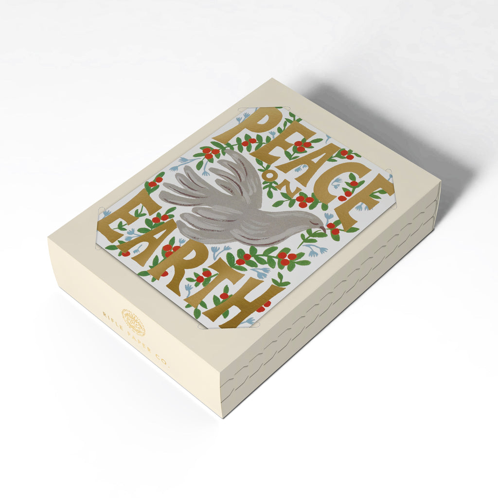 Rifle Paper Co. Peace Dove Christmas Card SET