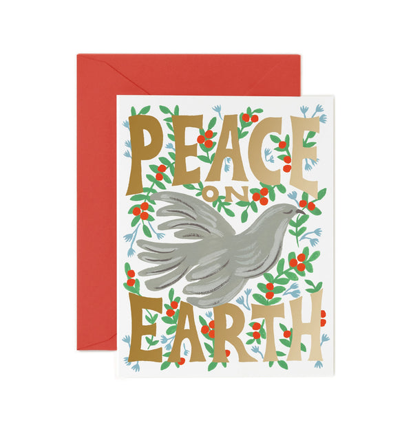 Rifle Paper Co. Peace Dove Christmas Card SET