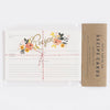 Rifle Paper Co. Peony Recipe Cards (Pack of 12)