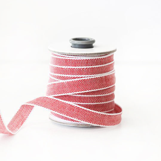 Studio Carta Drittofilo Cotton Ribbon - Red & White