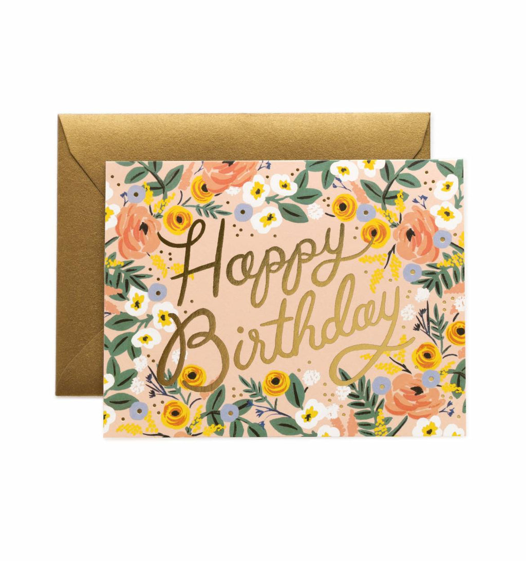 Rifle Paper Co. Rose Birthday Card