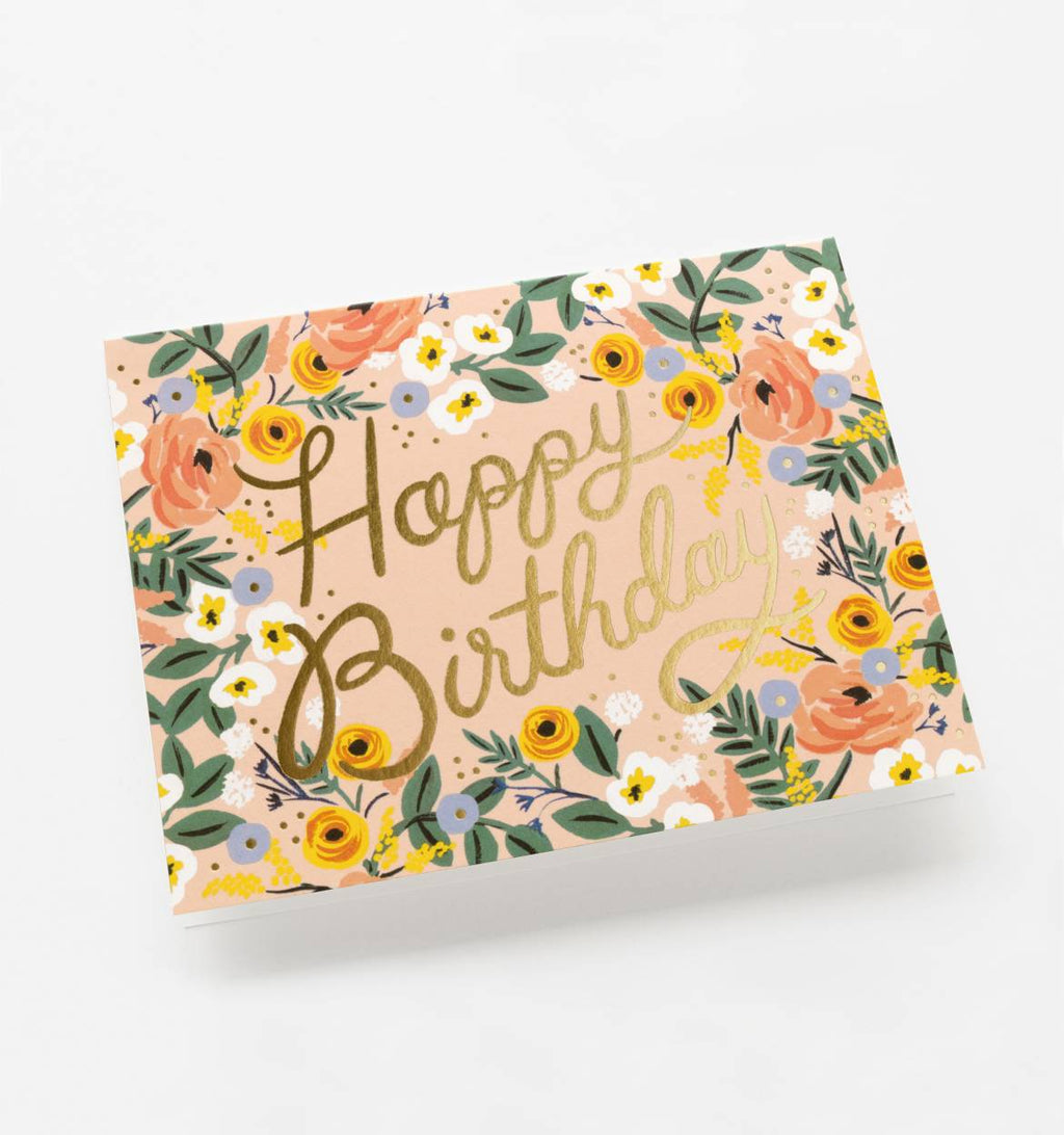 Rifle Paper Co. Rose Birthday Card
