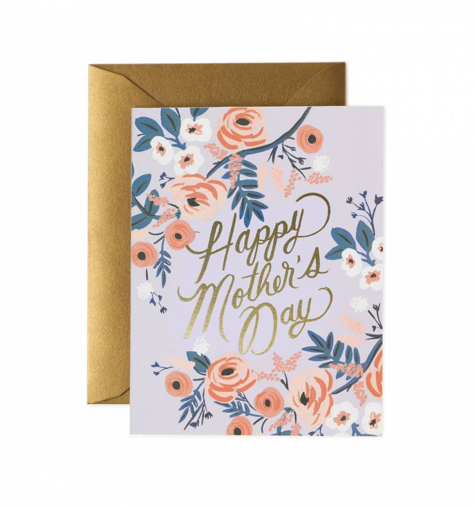 Rifle Paper Co. Rosy Mother's Day Card (Lilac)