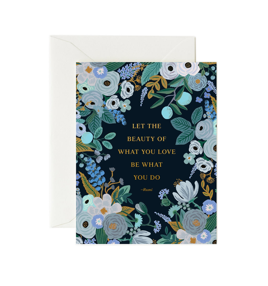 Rifle Paper Co. Rumi Quote Card