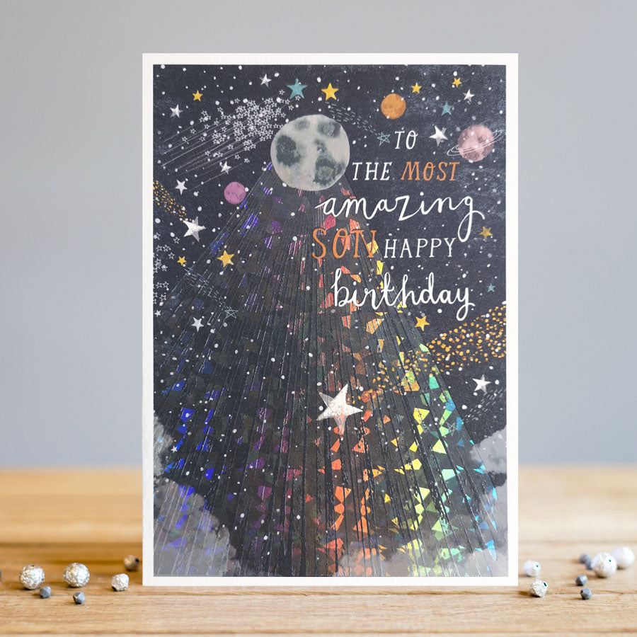 Louise Tiler Son Happy Birthday Card