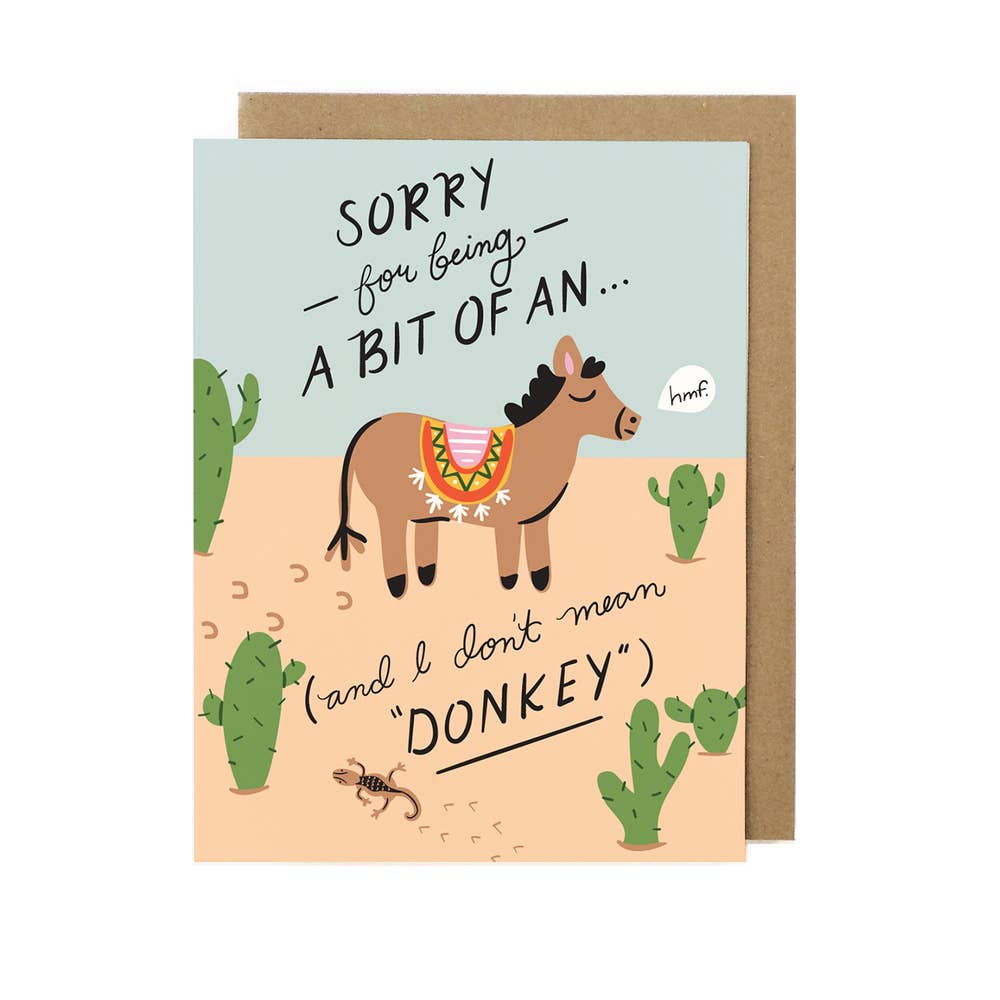 Little Low Bit of a Bleep - Sorry Card