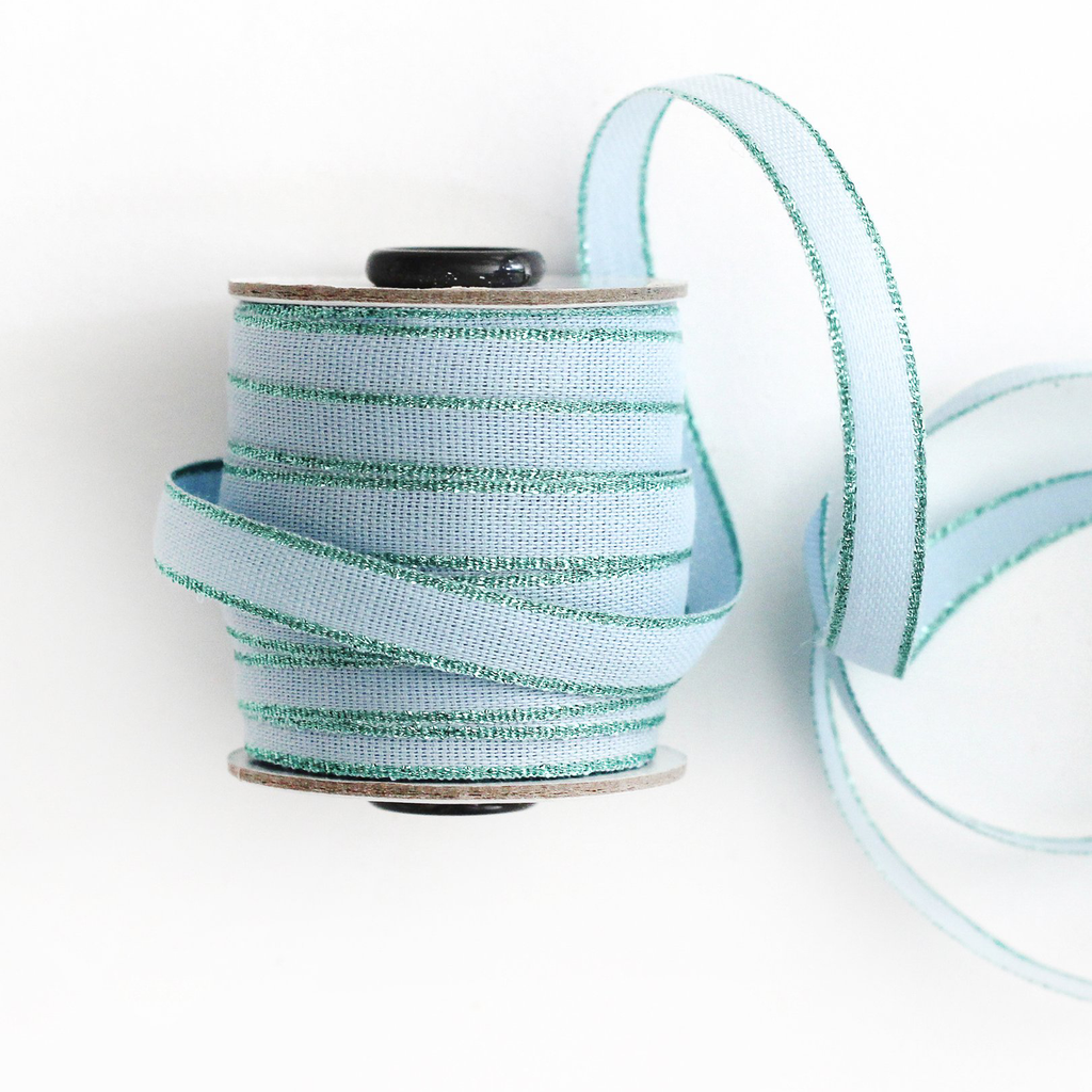 Studio Carta Drittofilo Cotton Ribbon - Sky & Aqua