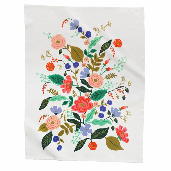 Rifle Paper Co. Floral Vines Tea Towel