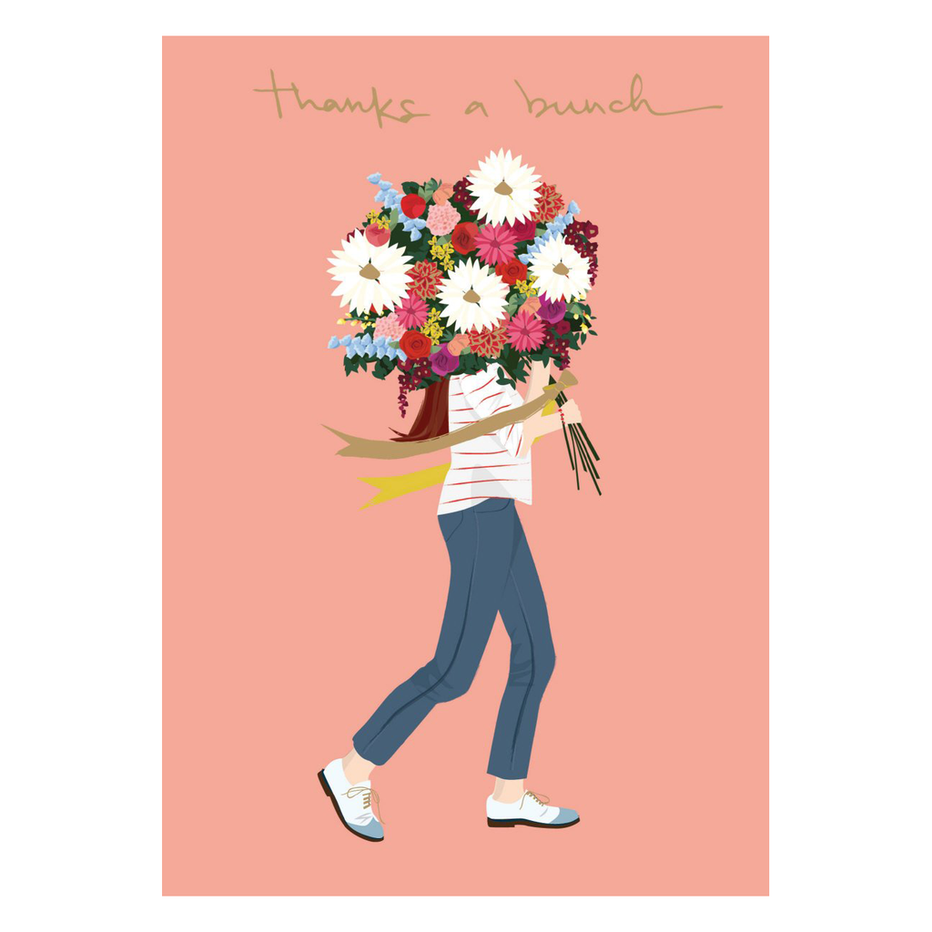Roger La Borde Thanks A Bunch Thank You Card